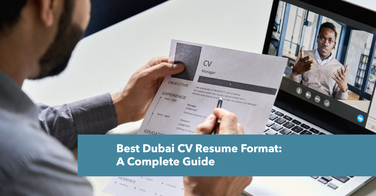 Best Dubai CV format